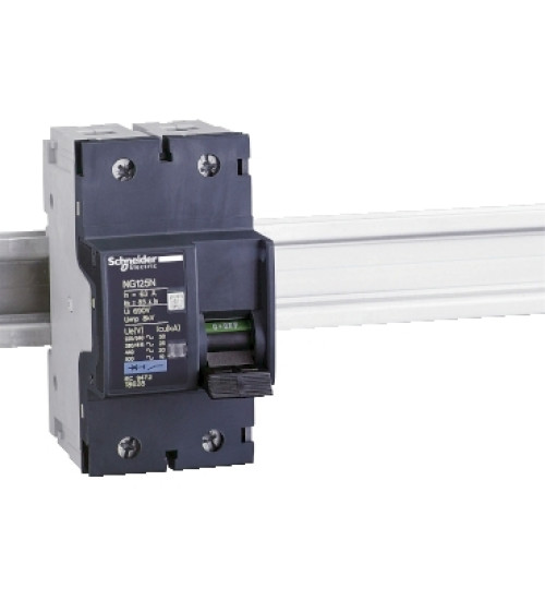 18717 - NG125 - circuit breaker - NG125H - 2P - 25A - C curve - Schneider Electric
