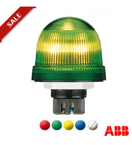 1SFA616080R2031 - Flashing light, 24Vac/dc DC. With integrated xenon tube,SIGNAL BEACON,KSB-203 Red - ABB