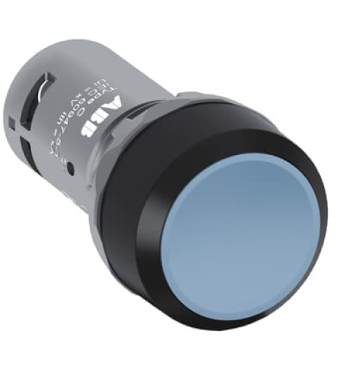 1SFA619101R1074 - Flush Head, Maintained, Non-illuminated flush pushbutton CP2-10L-11, Blue, 1NO+1NC, 300V - ABB