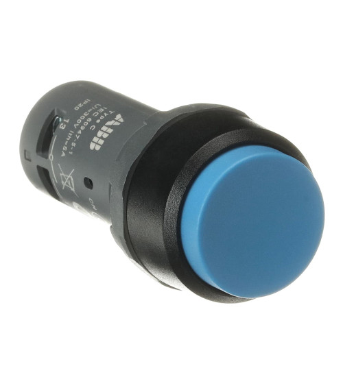 1SFA619102R1014 - Extended Head, Momentary, Non-illuminated extended pushbutton CP3-10L-10, Blue, 1NO, 300V - ABB