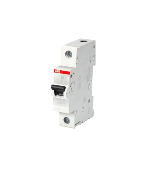 1SYS271012R0065 - SB201, 1P 6A 10kA B-Curve MCB - ABB