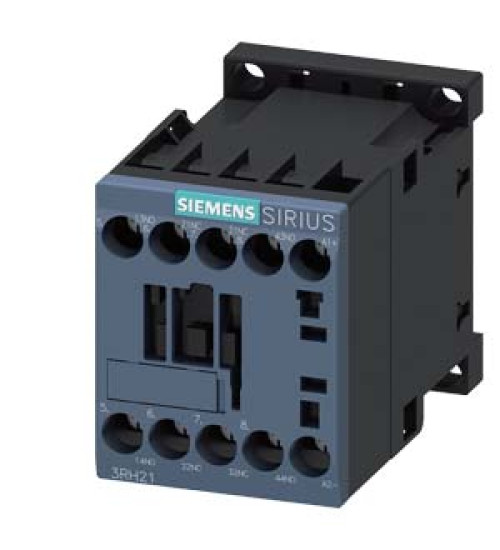 3RH2122-1SB40 - Coupling contactor relay, 2 NC+2 NO 24 V DC, 0.85-1.85-US with integrated suppressor diode Size S00 screw terminal - siemens