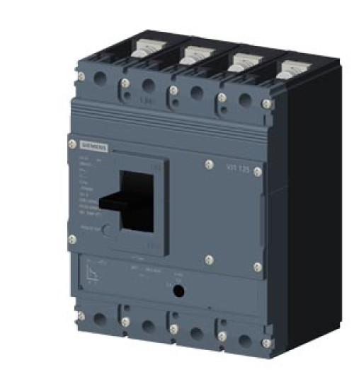 3VJ1105-5EB42-0AA0 - MCCB 50 A, 4 Pole, 36 kA, Adjustable O/L & Fixed S/C Settings, Thermal Magnetic Trip Unit (ATFM) - Siemens | Electrihub