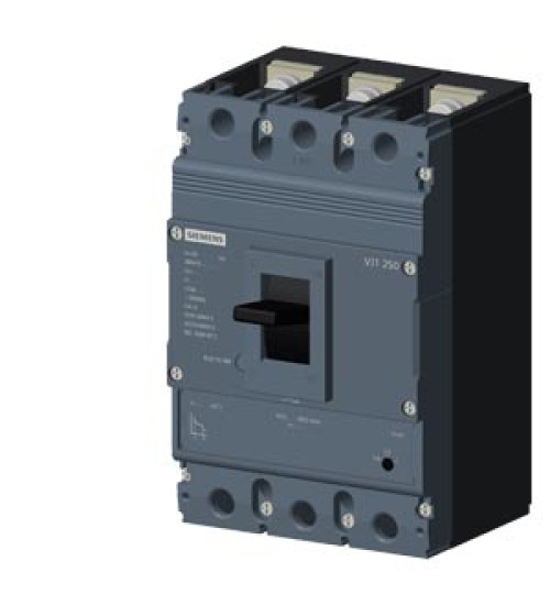 3VJ1216-7DB32-0AA0 - MCCB 160 A, 3 Pole, 55 kA, Adjustable O/L & Fixed S/C Settings, Thermal Magnetic Trip Unit (ATFM) - Siemens | Electrihub