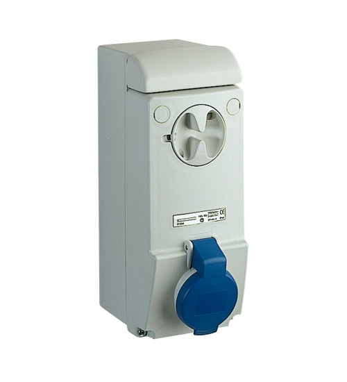 83042 - Unika interlocked socket AC 32 A AC 2P + E AC 200...250 V AC AC IP44 AC wall AC Schneider Electric