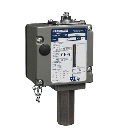 ADW6M119012 - Pressure sensors XM, Electromechanical pressur sensor switch, 210 Bar adjustable - Telemecanique Sensors