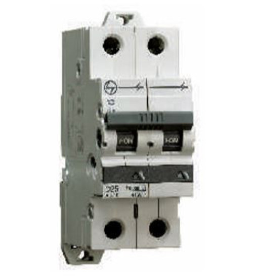 AU10S20023C - 2A 2P 10kA Curve-C Exora MCB - L&T