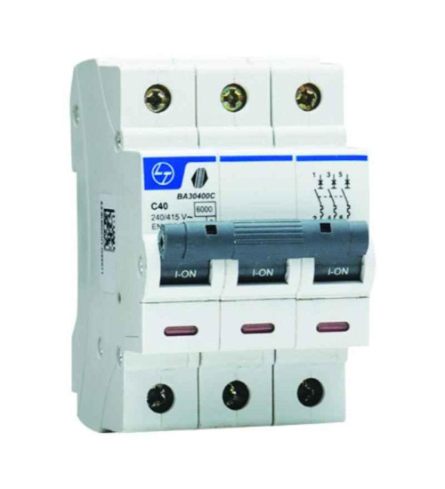 BA30160C - 16A 3P 6kA Curve-C Exora MCB - L&T
