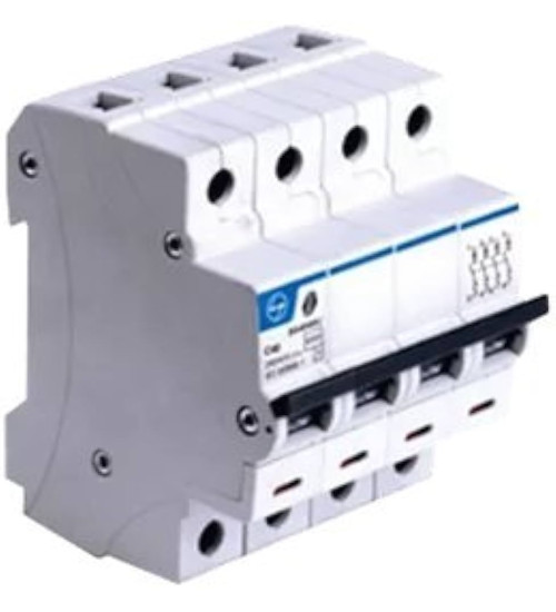 BA40060C - 6A 4P 6kA Curve-C Exora MCB - L&T