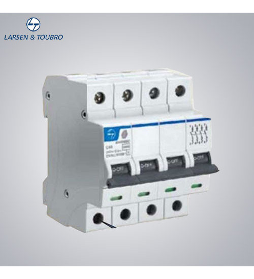 BB40030C - 3A 4P 15kA Curve-C Exora MCB - L&T