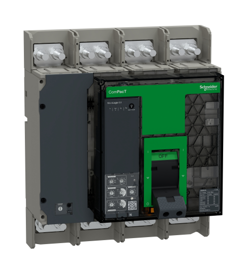 C080H46AFME_IN - Circuit breaker, ComPacT NS800N, 50kA at 415VAC, 4P, fixed, manually operated, MicroLogic 6.0 control unit, 800A - Schneider Electric