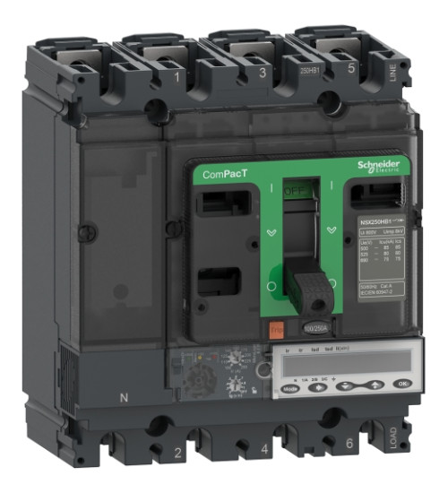 C10N46E100 - 100A, 4P, 50kA, Compact NSX MCCB with Micrologic 6E | Schneider Electric