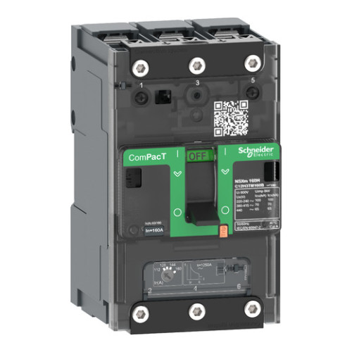 C11H3TM040B - Circuit breaker, ComPacT NSXm 63H, 70kA/415VAC, 3 poles ...