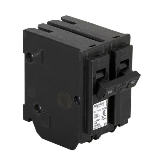 CHOM290 - Mini circuit breaker, Homeline Canadian, 90A, 2 pole, 120/240VAC, 10kA AIR, standard type, plug in, UL | Schneider Electric