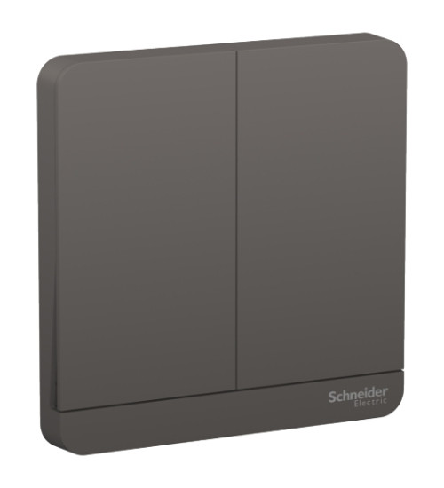 E8332L1LED_DG_G8 - 16AX 250V 2 Gang 1 Way Switch with LED Indicator | Schneider Electric