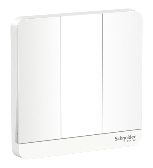 E8333L2LED_WG_G8 - 16AX 250V 3 gang 2 Way Switch with LED Indicator | Schneider Electric