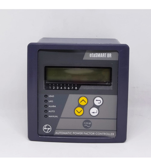 ETACONM008R_ETACONEXP2R_ETACONEXP2R - 8 Steps, Size-144x144, APFC Relay + 2 Steps Plug-in Module + 2 Steps Plug-in Module, etaCON M - L&T