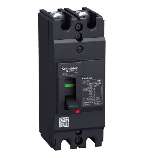 EZC100H2032 - circuit breaker Easy Pact EZC100H - TMD - 32A - 2 poles 2d - Schneider Electric
