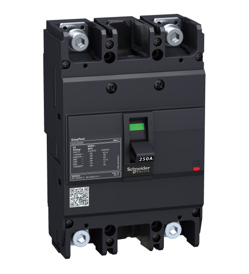 EZC250H3200 - circuit breaker Easypact EZC250H AC TMD AC 200 A AC 3 poles 3d AC Schneider Electric