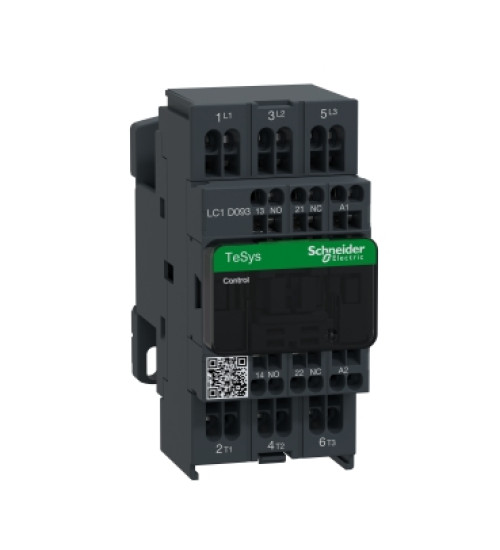 LC1D093M7 - TeSys D contactor - 3P (3NO) - AC - 3 - <=440V9A - 220V AC coil - Schneider Electric
