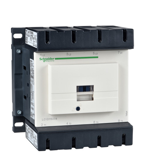 LC1D115004P7 - TeSys D contactor - 4P(4 NO) - AC-1 - <= 440 V 200 A - 230 V AC 50/60 Hz coil - Schneider Electric