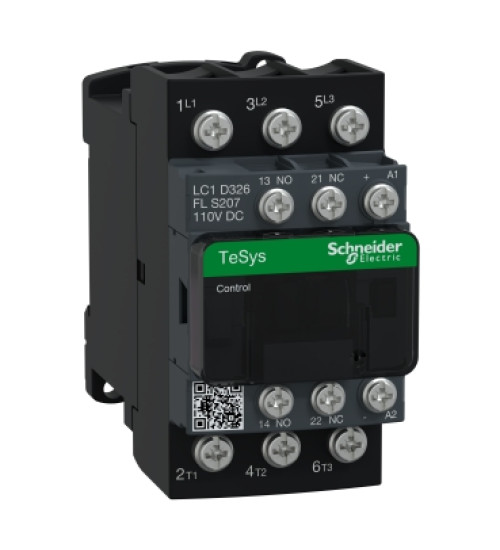 LC1D326FLS207 - TeSys D contactor S207 - 3P (3NO) AC-3 32A <=440V - coil 110V DC low - Schneider Electric