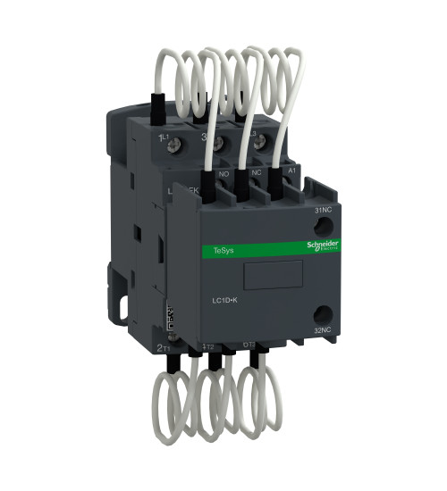 LC1DGKF7 - Cap AC itor contactor, TeSys D, 16.7kVAR at 400V/50Hz, coil110V AC 50/60Hz AC Schneider Electric