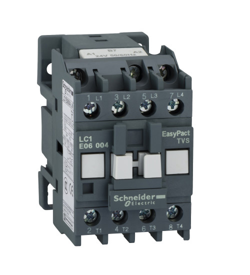 LC1E06008F7IN - Easy TeSys contactor 4P(2 NO + 2 NC) - AC-1 - <= 415 V 32A - 110 V AC coil - Schneider Electric