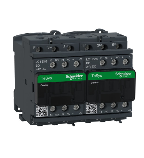 LC2D09BD - REVERSING CONTACTOR 575VAC 9A IEC - Schneider Electric