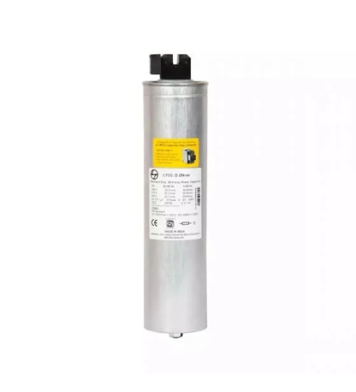 LTCCN310B2 - 10kVAr, 440V, 3Ph, Gas Filled Cylindrical Type Capacitor - L&T