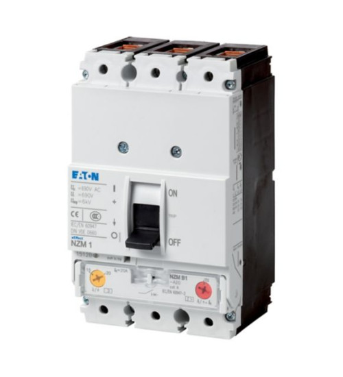 Eaton NZMN1-4-A25 - 50kA 4P 25A Type-NZM Thermal-Magnetic Based MCCB