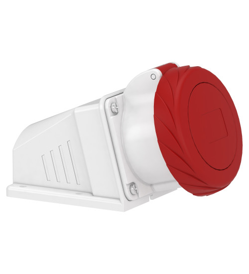 Schneider Electric Pratika 32A 3P+E Samll Wall Mounted Socket, PKF32W734