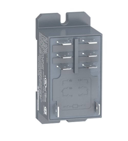 RPF2BB7 - power relay, Harmony electromechanical relays, DIN rail or panel mount relay, 30A, 2CO, 24V AC - Schneider Electric