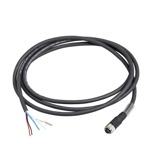 TCSMCN1F10 - Radio frequency identification XG, Modbus shielded cable, M12 female connector, end with free wires, IP67, 10 m - Telemecanique Sensors