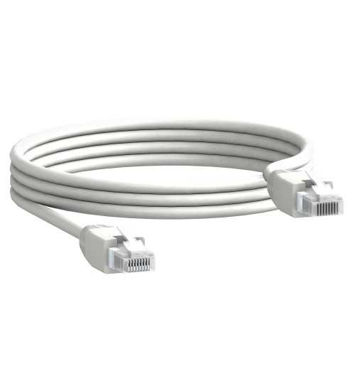 TRV00810 - network cord - 2 x RJ45 male - L = 1 m - set of 5 AC Schneider Electric