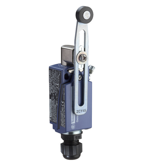 XCKD3945P16EX - Limit switch, Limit switches XC Standard, XCKD, roller lever plunger, 2NC + NO, ATEX/IECEx - Telemecanique Sensors