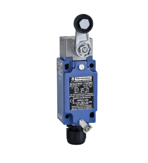 XCKJ390511H29EX - Limit switch, Limit switches XC Standard, XCKJ, roller lever, 2NC + NO, ATEX/IECEx - Telemecanique Sensors