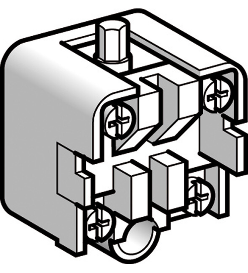 XCKZ01 - Limit switch contact block, Limit switches XC Standard, XCKZ, 1 C/O snap action, silver plated - Telemecanique Sensors