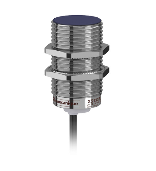 XS130BLPBL2 - inductive sensor XS1 M30, L57mm, brass, Sn10mm, 12.24VDC, cable 2m - Telemecanique Sensors