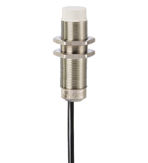 XS218SAMAL2 - Inductive proximity sensors XS, inductive sensor XS2 M18, L60mm, stainless, Sn12mm, 24..240VAC/DC, cable 2 m - Telemecanique Sensors